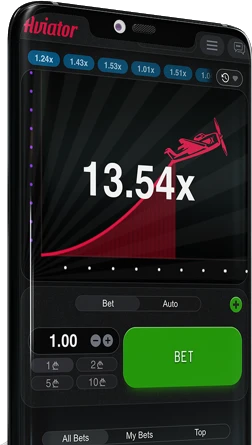 an aviator bet game for the mobile phone showing the bet stats, in the style of speed and motion