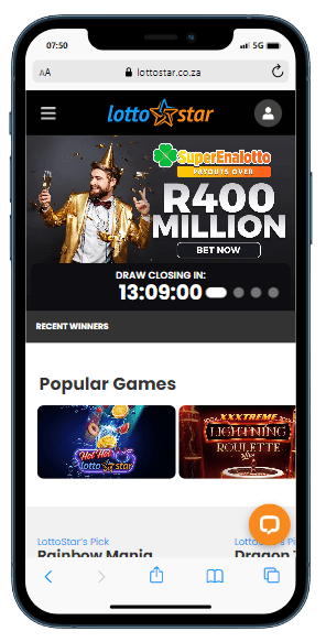 Play lotto store star online