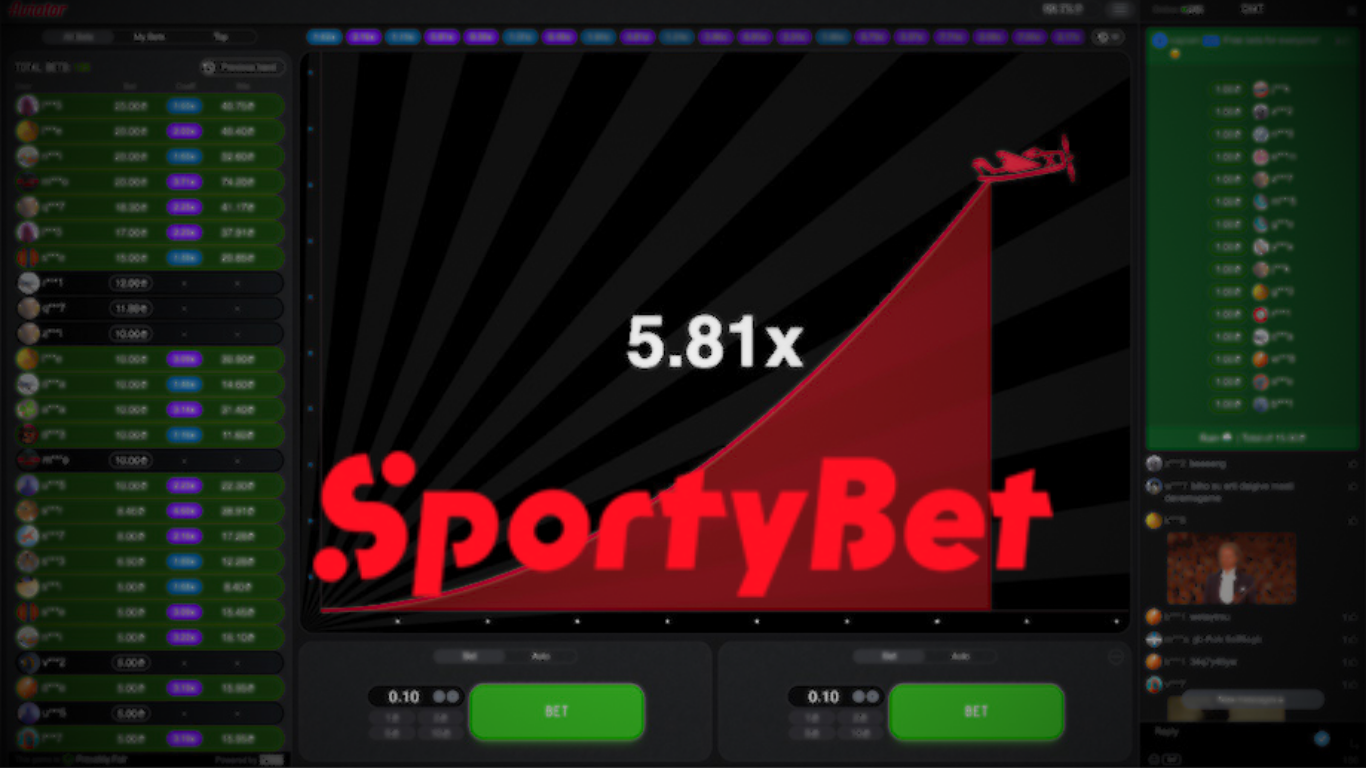 sportybet aviator site and logo